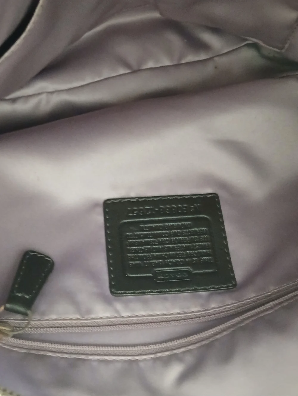 Coach Brown Signature Canvas Shoulder Bag with Dark Brown Leather Trim - Picture 8 of 8